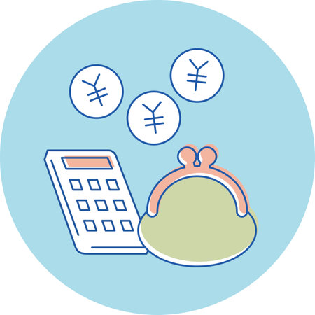 Icon 3 colors ã Cost budgetのイラスト素材