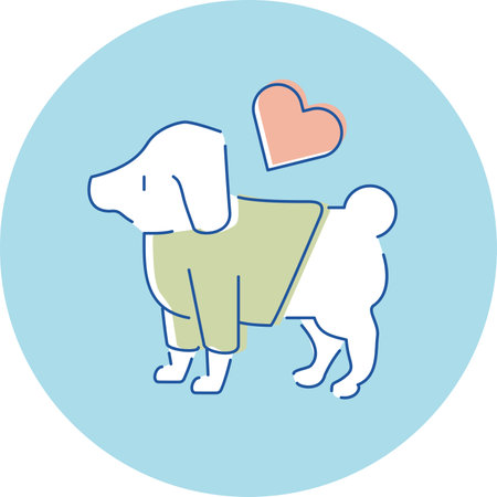 Icon 3 colors Pets allowedのイラスト素材