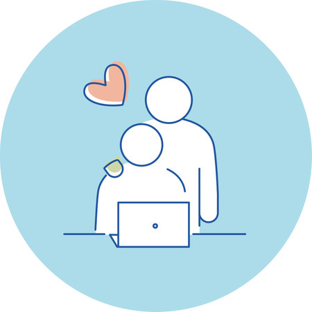 Icon 3 Colors Sexual Harassmentのイラスト素材