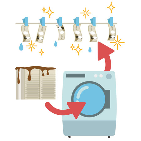 Illustration Money Laundering Illustrationのイラスト素材