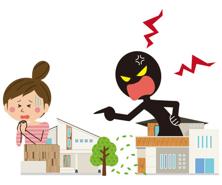 Pop Family Neighborhood Troubleのイラスト素材