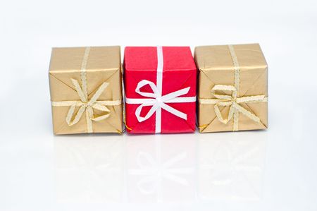 xmas giftsの写真素材