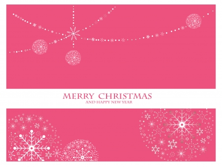 Merry Christmas and Happy New Year backgroundのイラスト素材