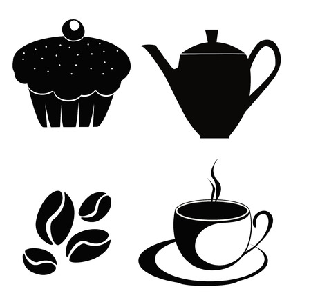 Coffee icon set - vectorのイラスト素材
