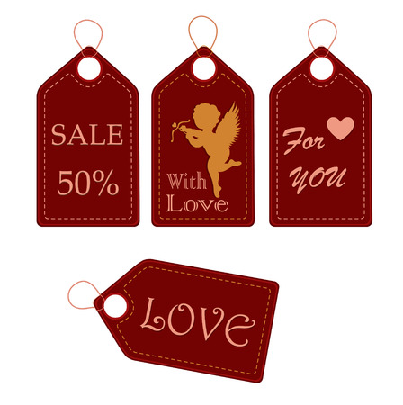 Valentine\'s day collection sale bannersのイラスト素材