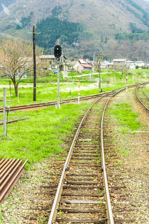 the japan railwayの写真素材