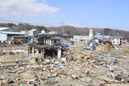 the Great East Japan Earthquakのeditorial素材