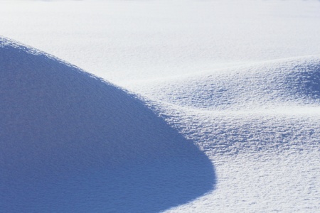 snowfield in Japanese winterの写真素材