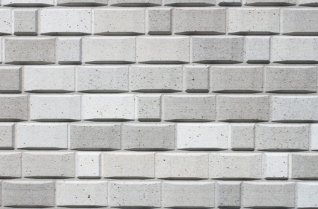 Closeup of new brick wall 