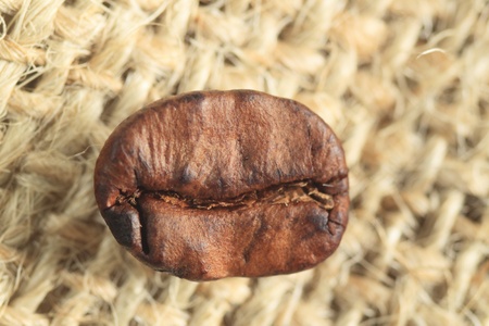 close up Coffee beans background 