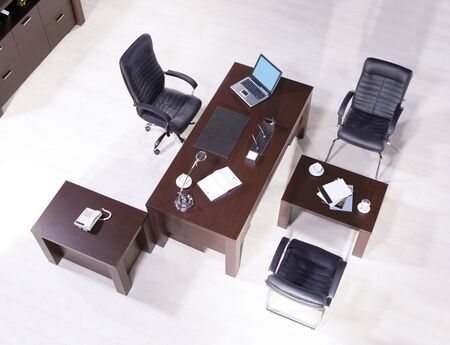 VIP office furniture top viewの写真素材