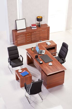 VIP office furniture top viewの写真素材