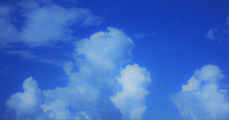 sky blue natureの写真素材