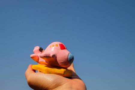 ceramic planeの写真素材