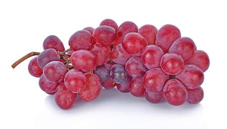 grapes isolated on over white backgroundの写真素材