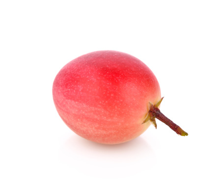 Carunda or Karonda isolate on white backgroundの写真素材