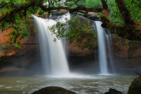 Haew suwat waterfall thailandの写真素材