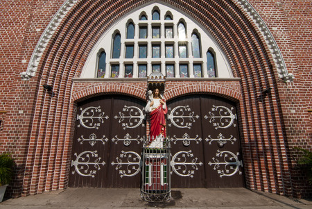 Saint Mary's Cathedral ,Yangon ,Myanmarの写真素材