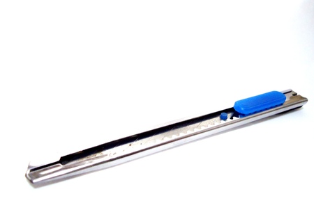Knife Cutter blueの写真素材