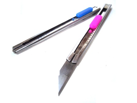 Cutter on white background