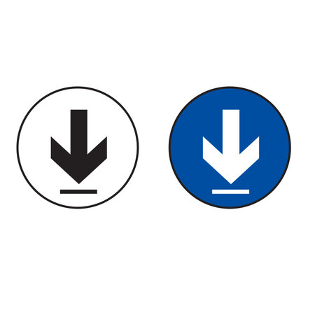 icon download circle vector black white
keywordのイラスト素材