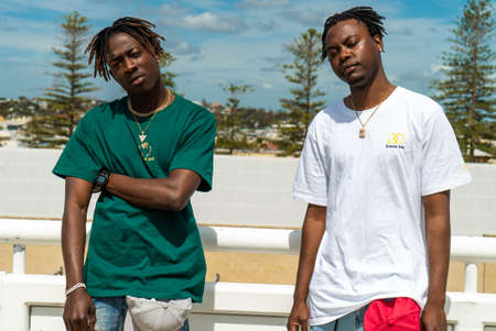 Car park photo shoot for an apparel brand