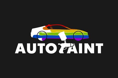 Auto Paint Logo Template Design Vectorのイラスト素材