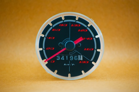 Measure the speed on the brown.