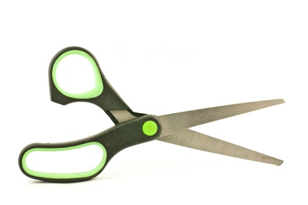 Pair of scissors isolated on white 