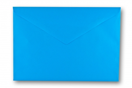 Blue envelopeの写真素材