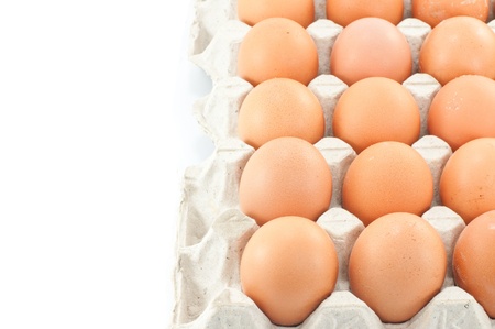 eggs in the packageの写真素材