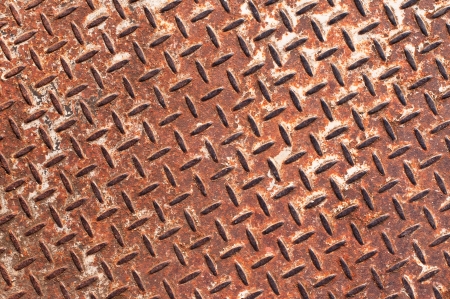 Grunge metal diamond plate の写真素材