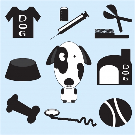 dog icons のイラスト素材