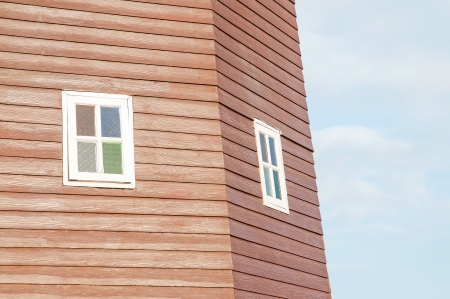 Wooden windowの写真素材