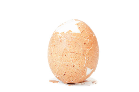Cracked eggの写真素材