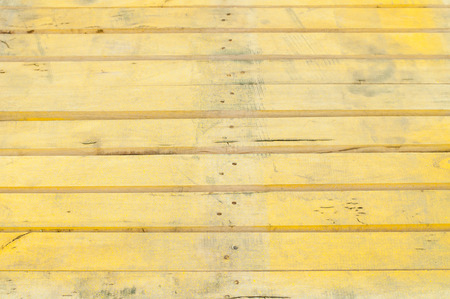Texture of Wood yellow panel for backgroundの写真素材