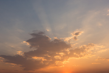 Sunset sky