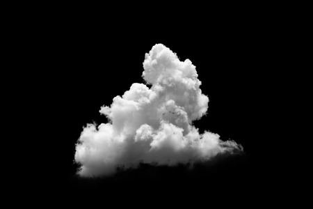 clouds on black backgroundの写真素材