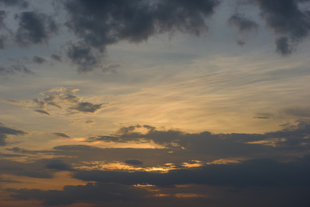 Sky, sunset background