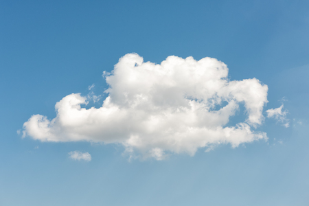blue sky and cloudsの写真素材