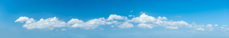 Blue sky ,panorama sky backgroundの写真素材