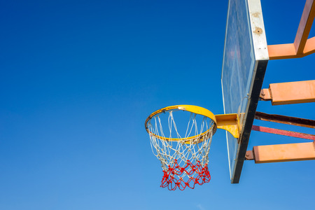 basketball hoopの写真素材