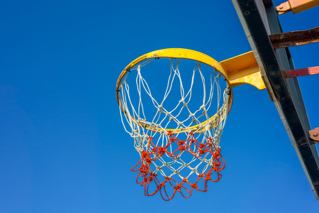 basketball hoopの写真素材