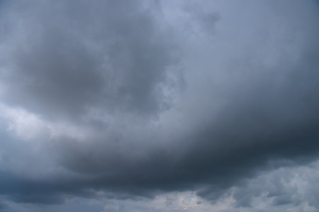 Dark storm clouds