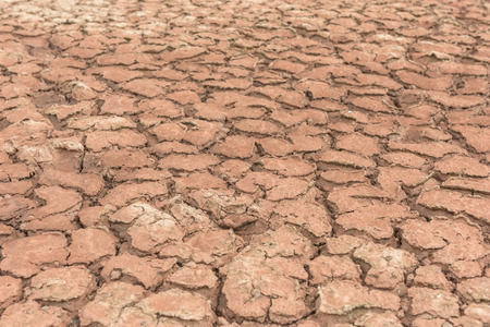 Climate change and dry soil in cracks