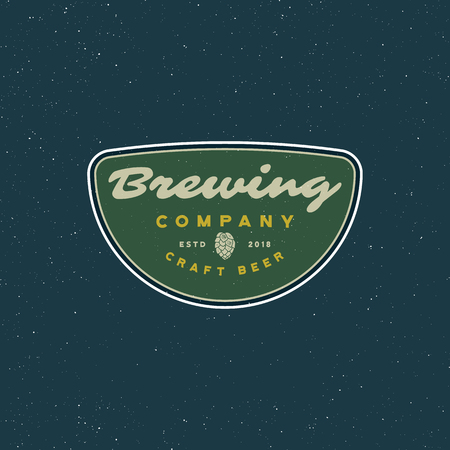 Brewery logo vector illustrationのイラスト素材