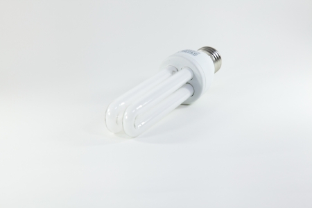 Light Bulb on White