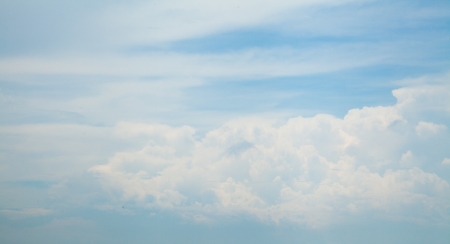 Clouds on blue sky IIの写真素材