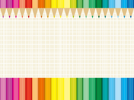 Colored Pencil and Clothのイラスト素材