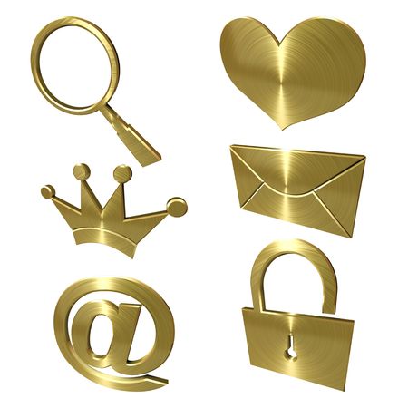 Icon Set の写真素材